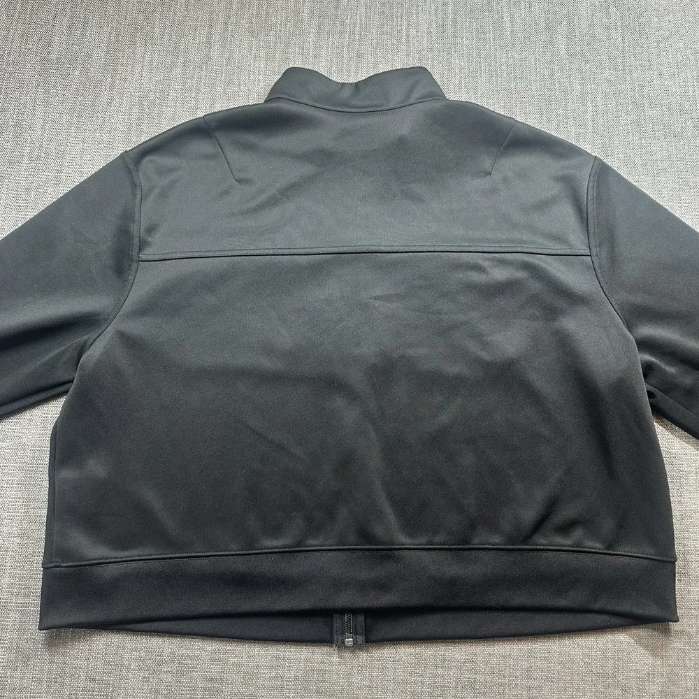 Nike‎ Sportswear Swoosh Polyknit Jacket Women 1X Black Full Zip Track Athletic